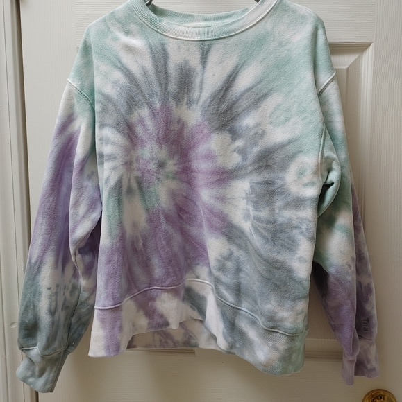 TNA Cozy AF Tie Dye Crewneck - Picture 5 of 5